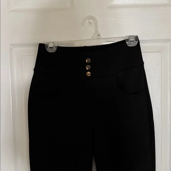 SHEIN brand pull on lined black pants Purchased - Picture 2 of 5